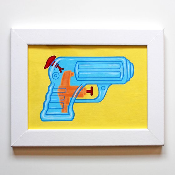 Water Pistol Pop Art Painting