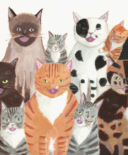 Cat's Chorus by Mary Stubberfield