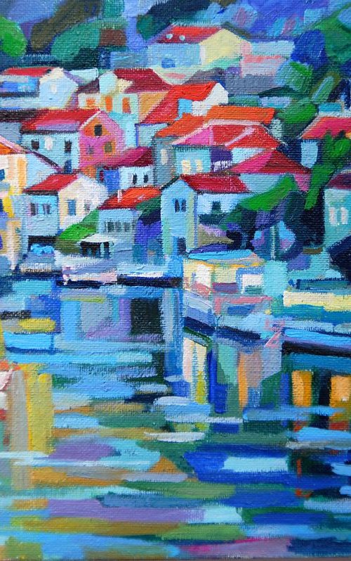 Sunset / 30 x 20 cm by Maja Đokić Mihajlović