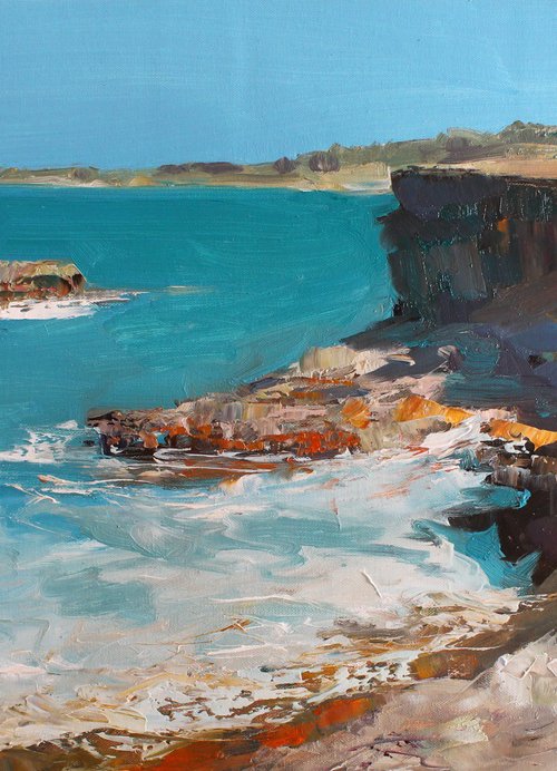The Blue of Malta. Where the Sea Meets Stone by Hovart (Henadzy Havartsou)