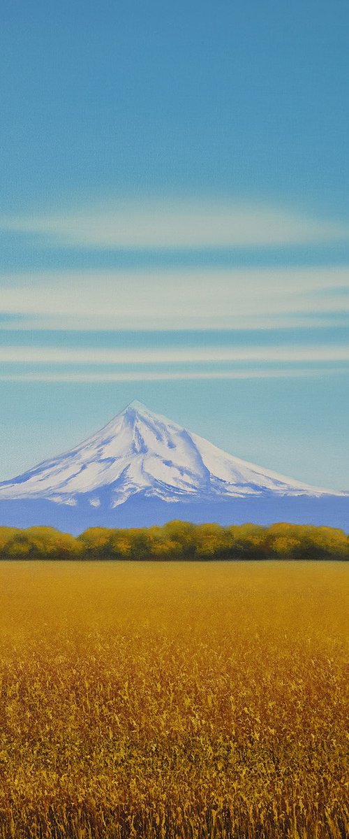Majestic Mountain - Blue Sky by Suzanne Vaughan
