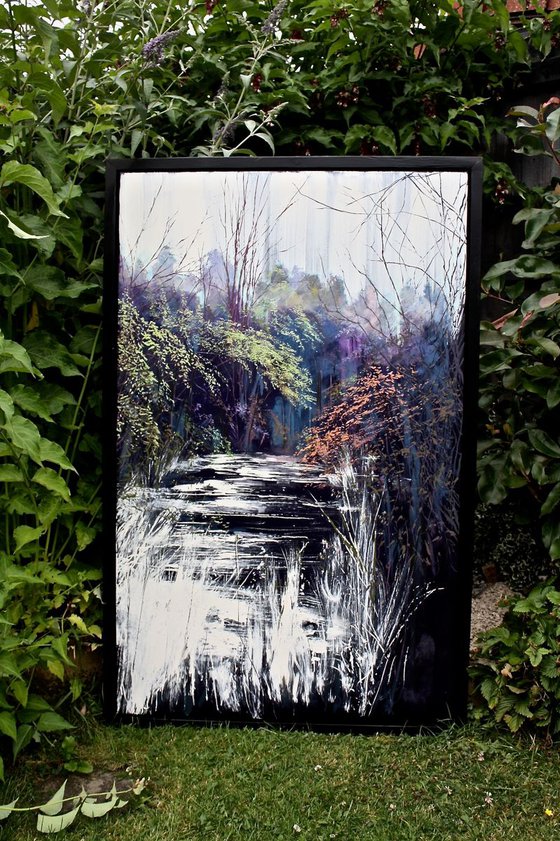 Ironbridge Gorge II (Large Landscape Painting)