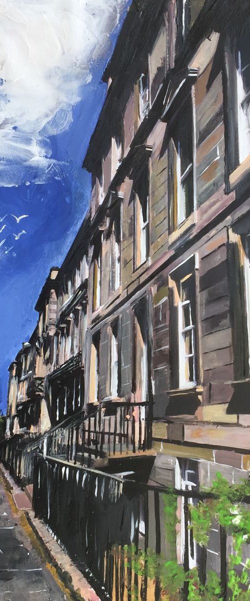 Edinburgh, Summer, Oxford Terrace by Andrew  Reid Wildman