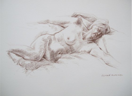 reclining female nude