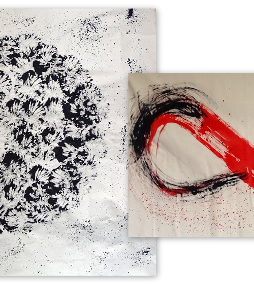 Just black and red by CB.