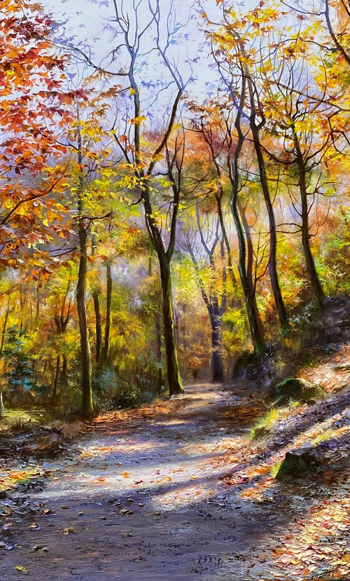 Yellow autumn by Farzaneh Maddahi