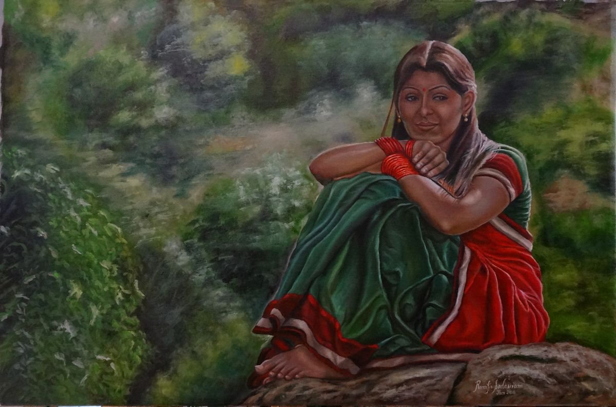 The Girl in Half Saree by Ramya Sadasivam