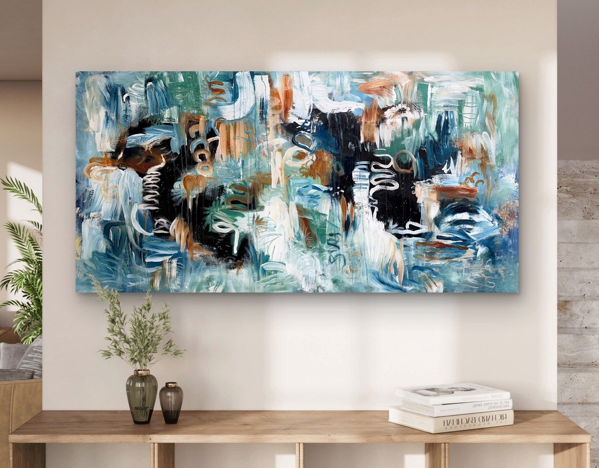 Whispers Of The Deep Earth By Theodor Anghel, 60 X 30, Artwork For Sale On Artfinder