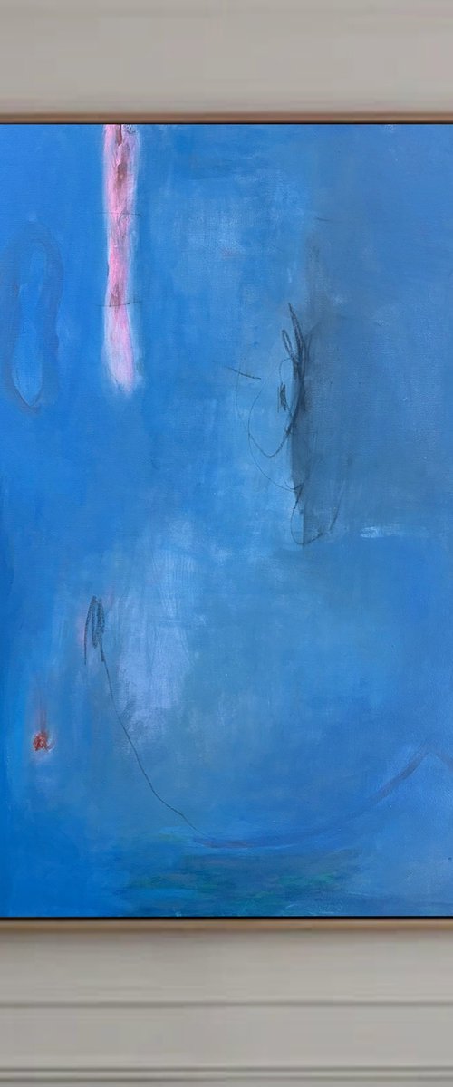 Blue Intersection by PK Roberton