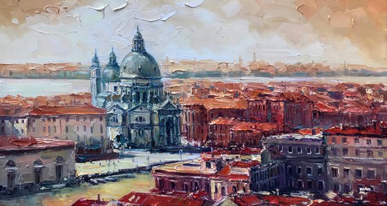 "Venice" original oil painting 70x50