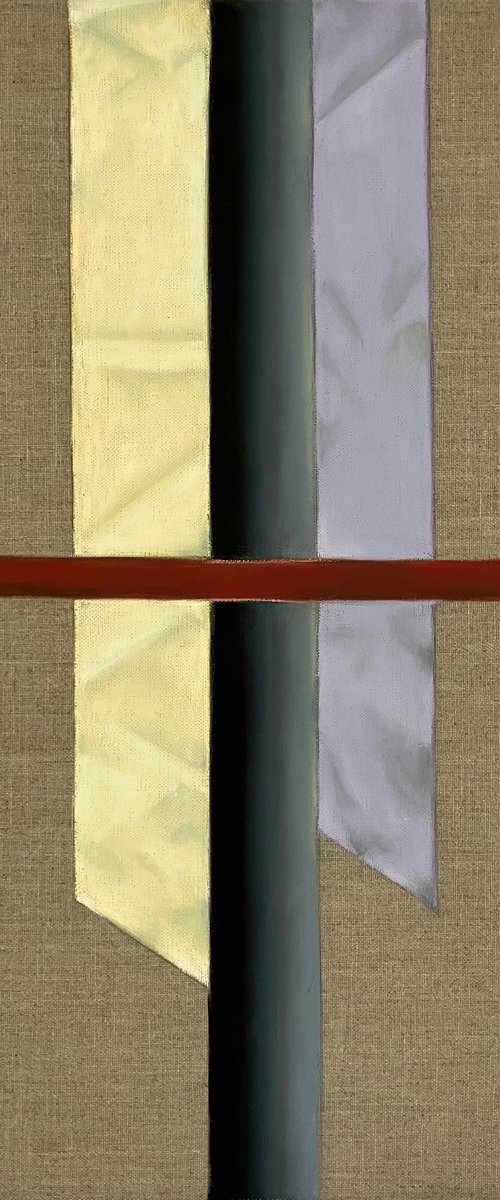 Bisected Black One by Kristine Facchetti