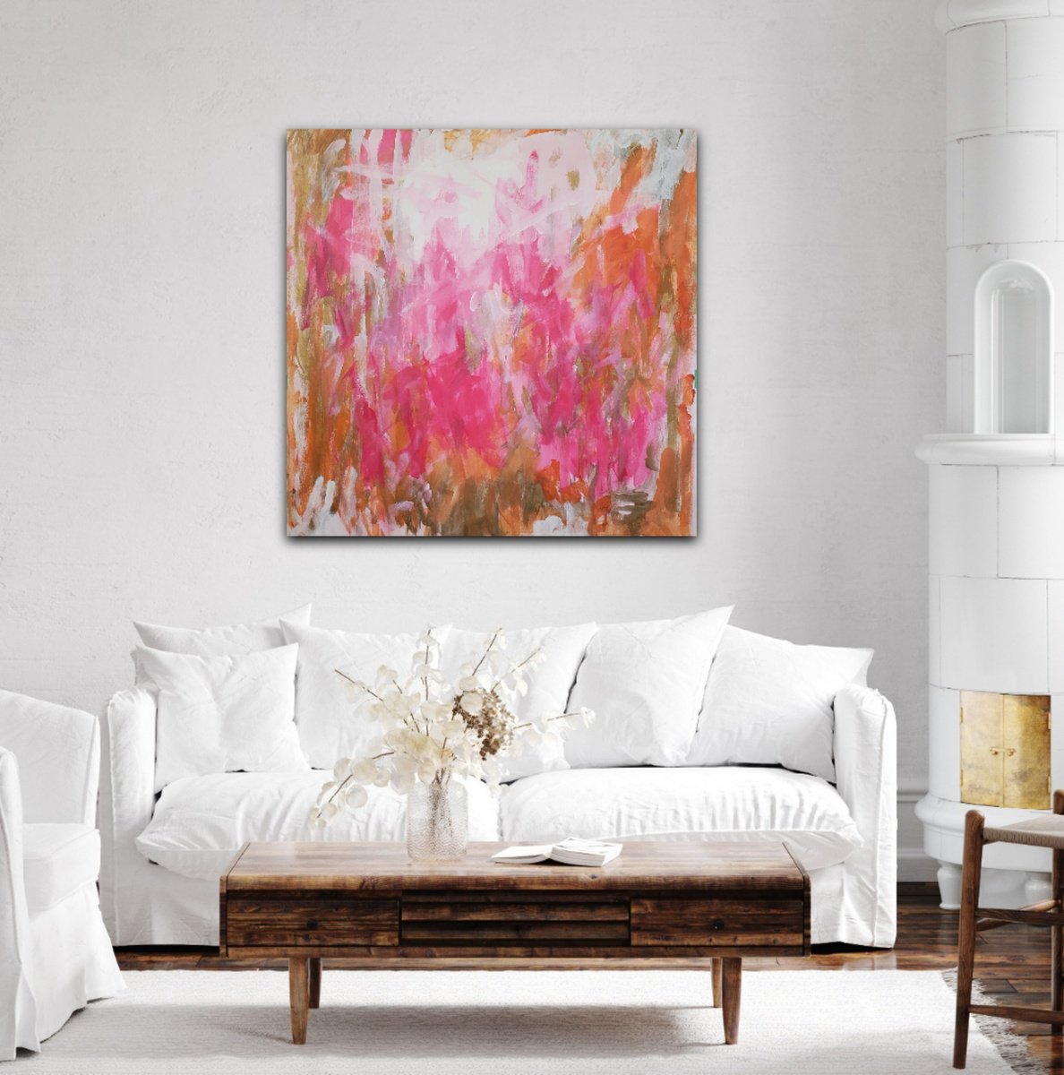  Joie De Vivre By Joyce Fournier, 42 X 42, Artwork For Sale On Artfinder