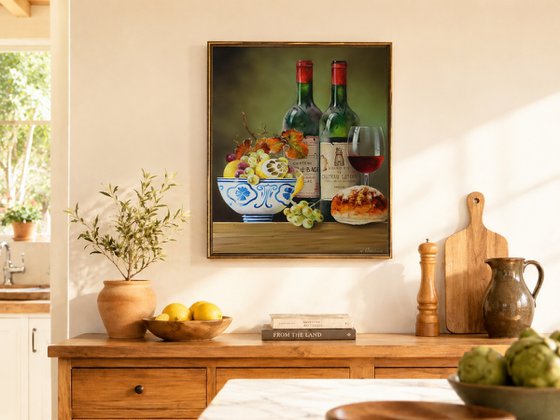 Wine, Fruit and Porcelain