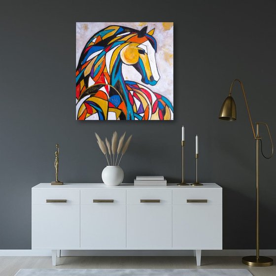 Mosaic Mustang