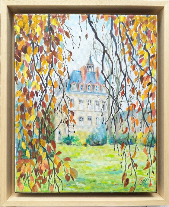Old castle in autumn