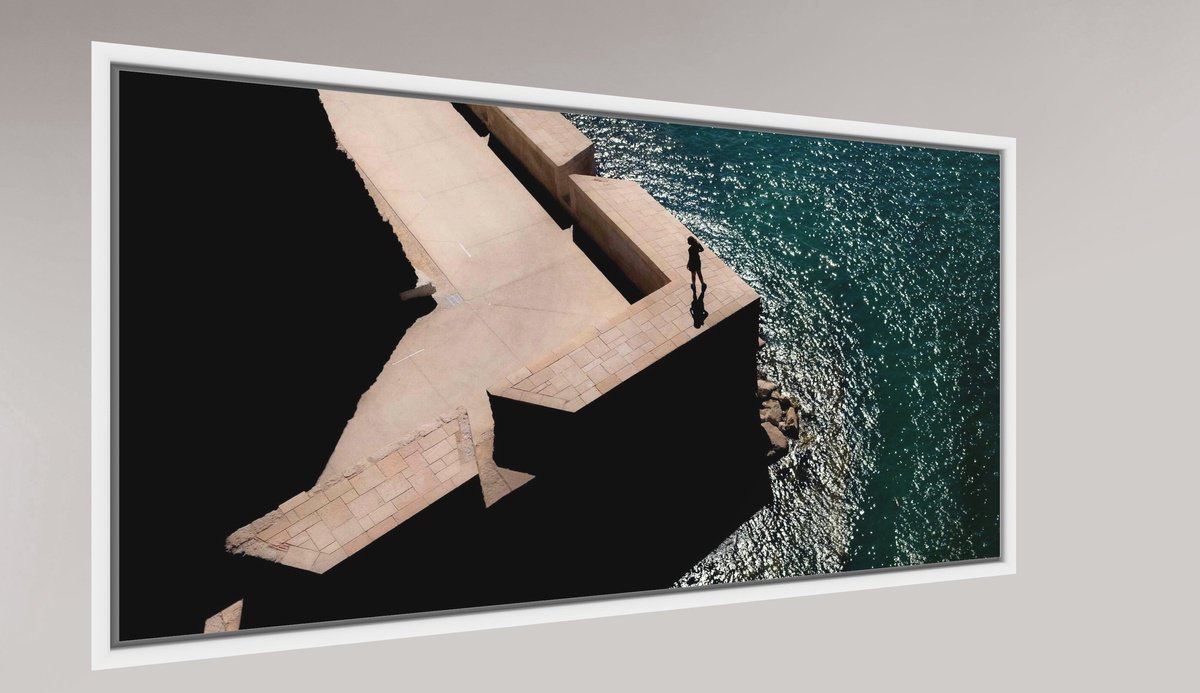 Geometric Photograph , Sur Le Mur Qui Separe By Hyun De Grande, 41 X 22, Artwork For Sale On Artfinder