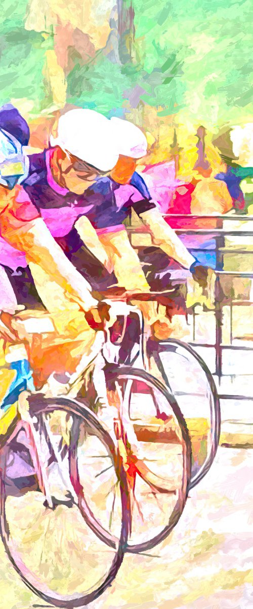 Sunday Afternoon Bicycle Ride by KM Arts