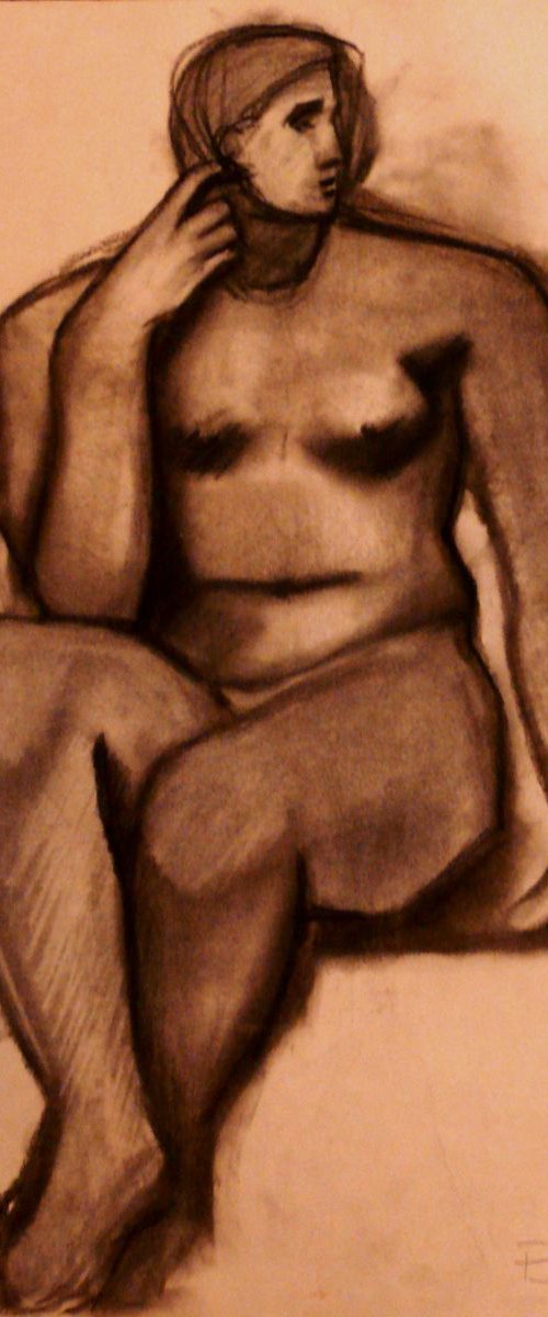 Seated Nude I by Paul Rossi