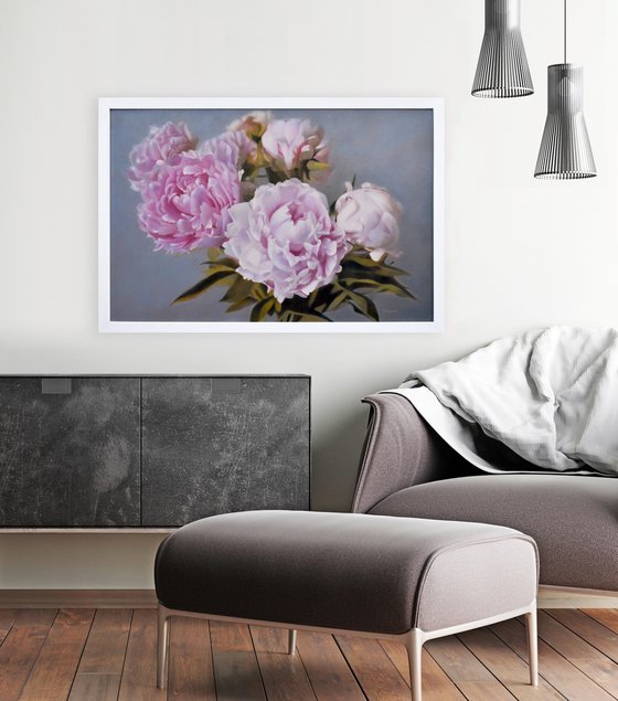 Peonies in Bloom.