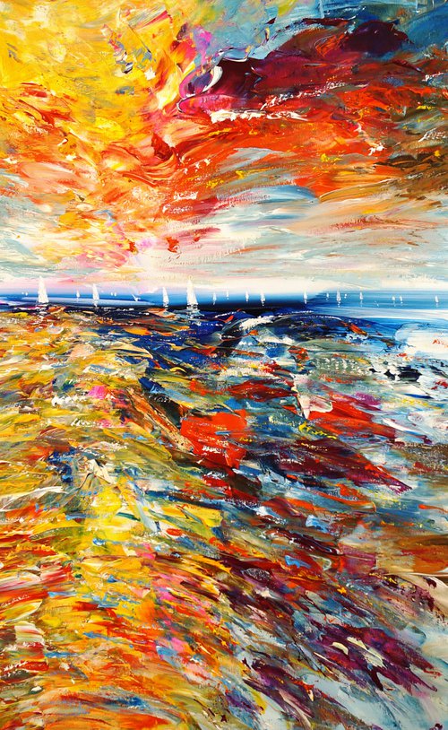 Seascape Sailing Impressions XL 10 by Peter Nottrott