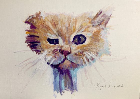 Scraggy Cat 9x12