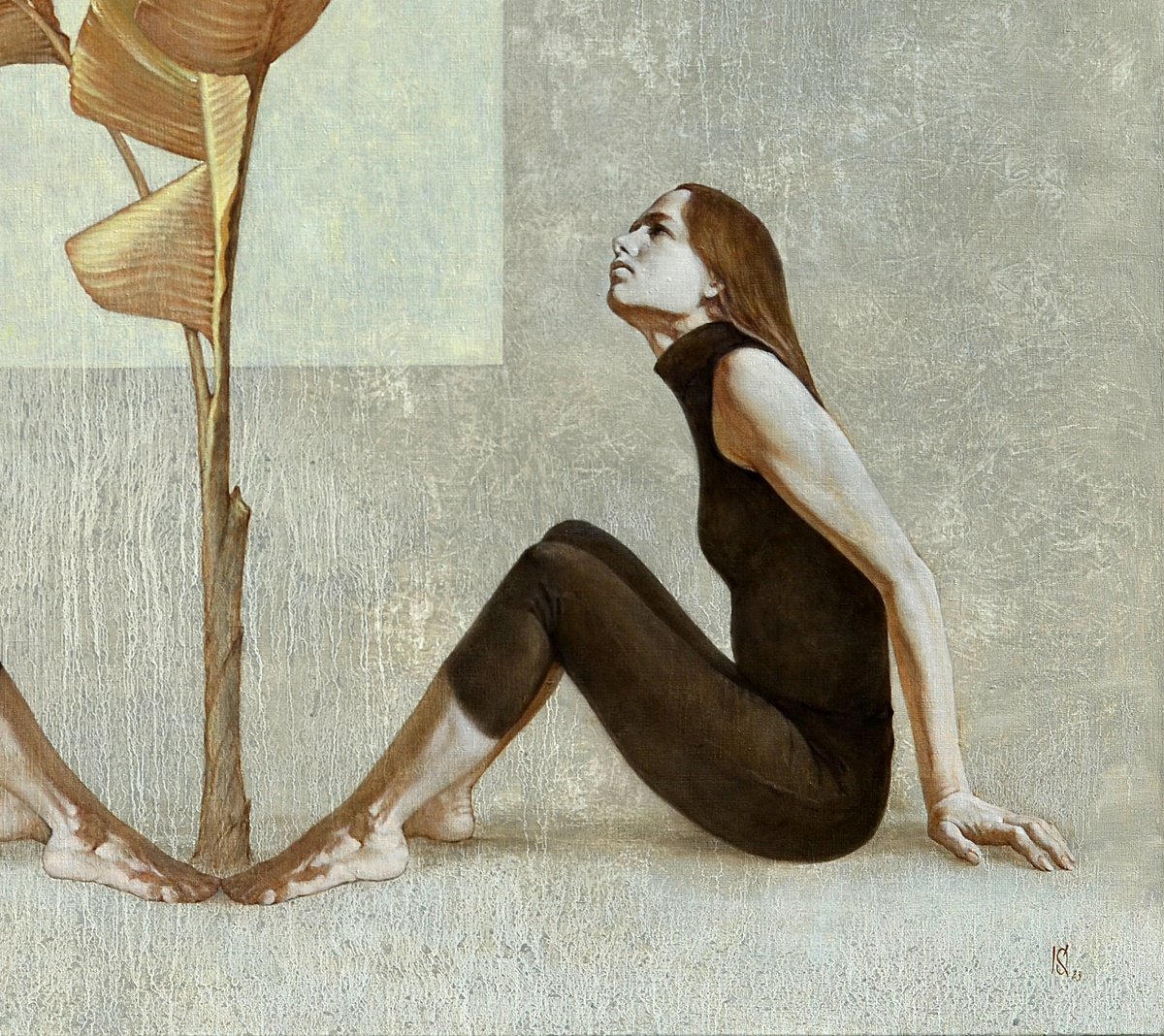 Urban And Pop Portrait Giclee Print By Oleg Kateryniuk, 28 X 20", Double Senses, Original Artwork