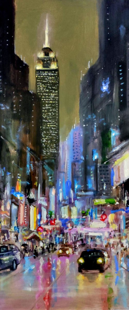 New York City in rain51 by Vishalandra Dakur