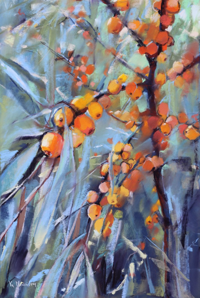 Forest berries by Yuliia Meniailova