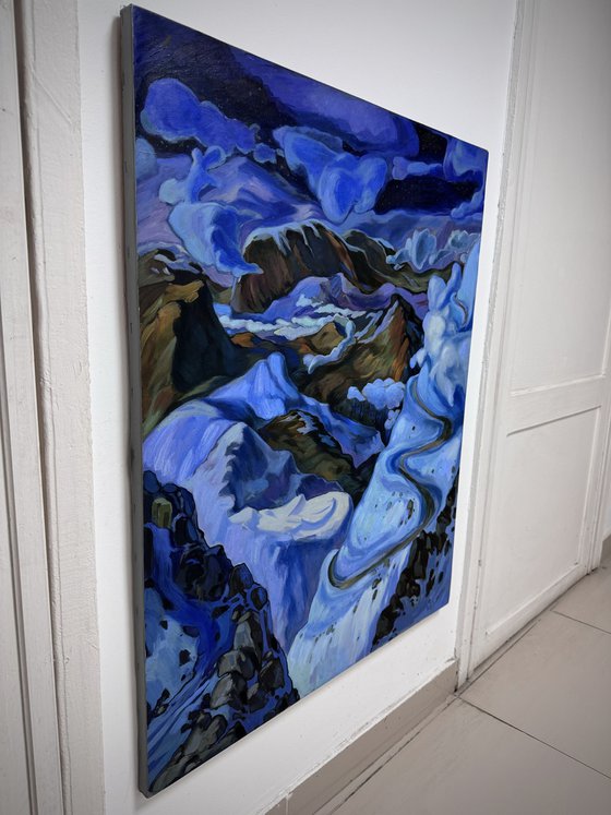 “Night in the mountains”