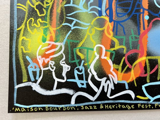 Maison Bourbon, Jazz & Heritage Fest, French Quarter, Bourbon St., N.O., USA