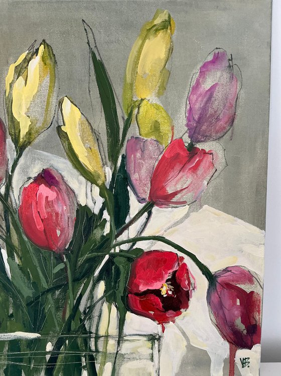 Tulips on My Table