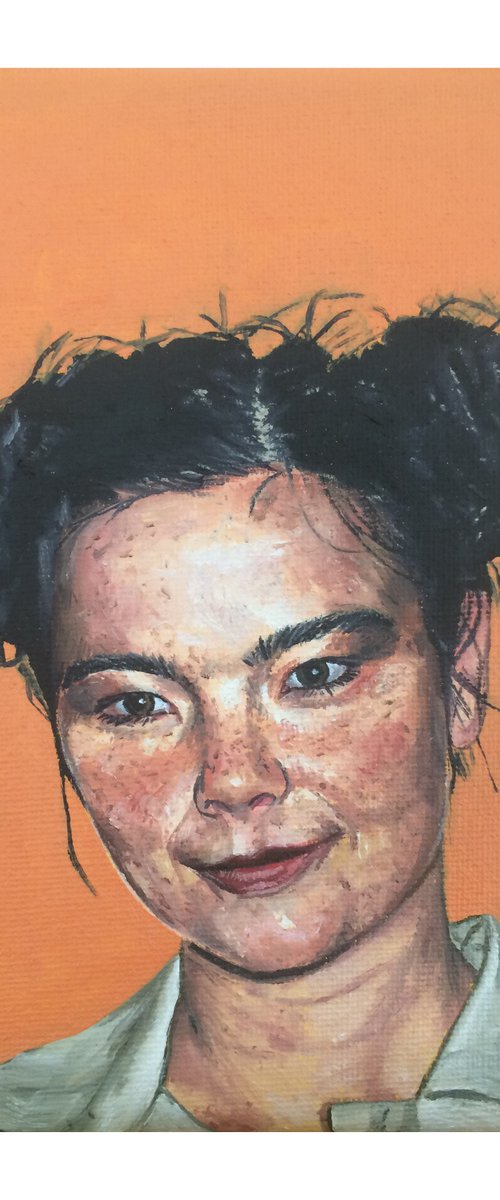 No. 102 - Portrait of Björk by J R Root