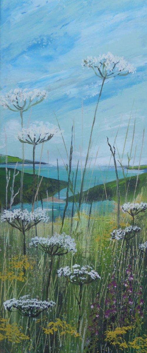 Meadow at the Gannel by Elaine Allender