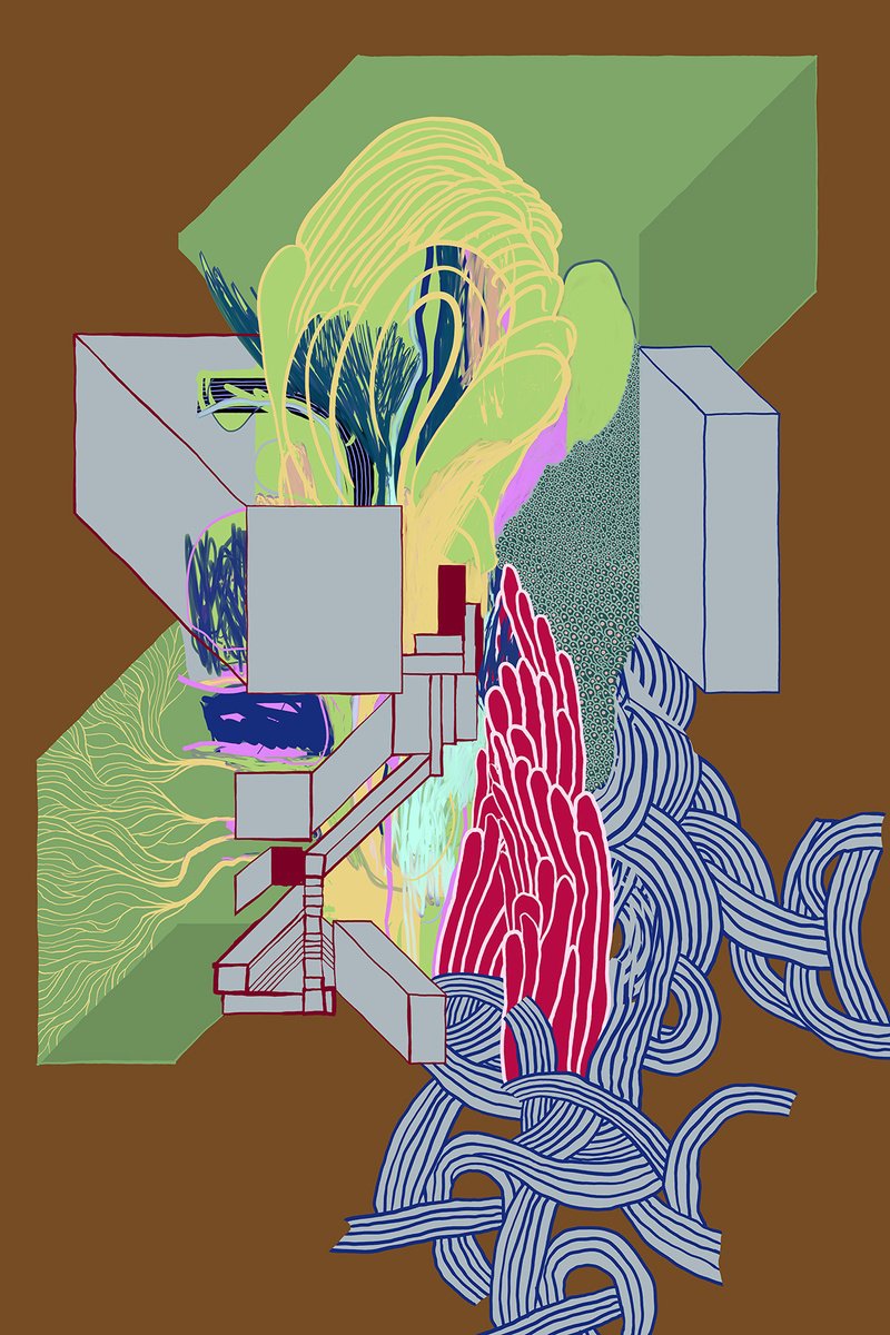 Abstract Landscape Giclee Print By Alasdair Willis, 16 X 23, Unboxed, Original Artwork