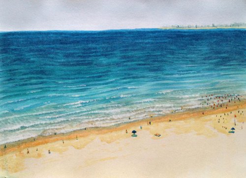 Christmas Day in Surfer's Paradise by David Lloyd
