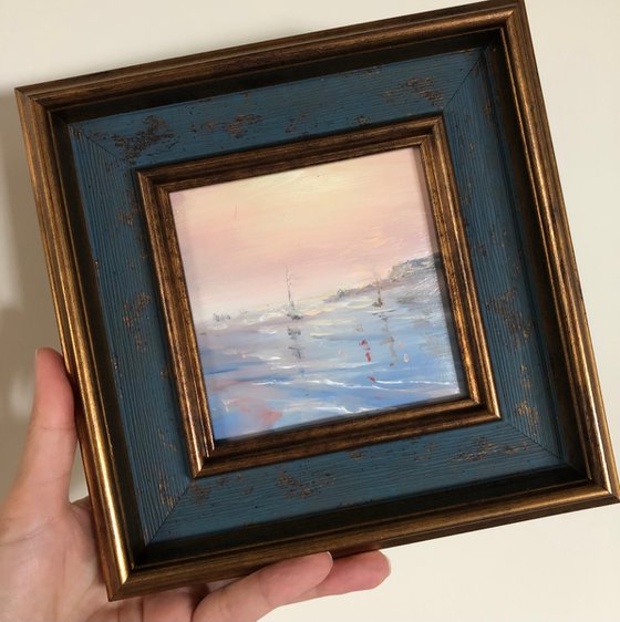 Morning at the bay, seascape