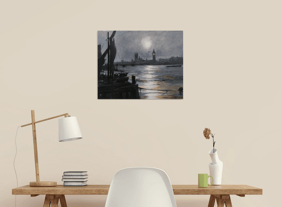 Thames Nocturne, London