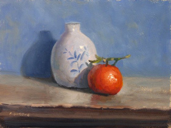 Vase and Clementine