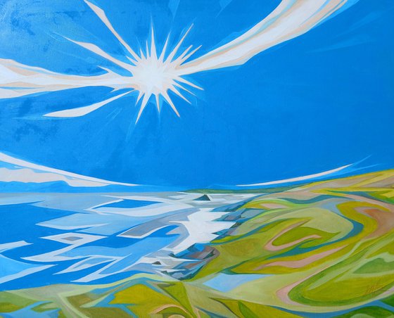 Mew Stone, sunny day