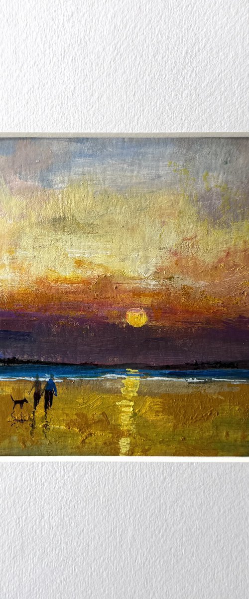 Evening Beach Stroll by Teresa Tanner