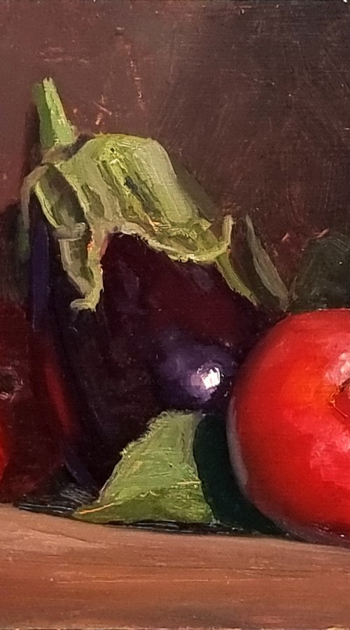 Tomates, Aubergine by Pascal Giroud