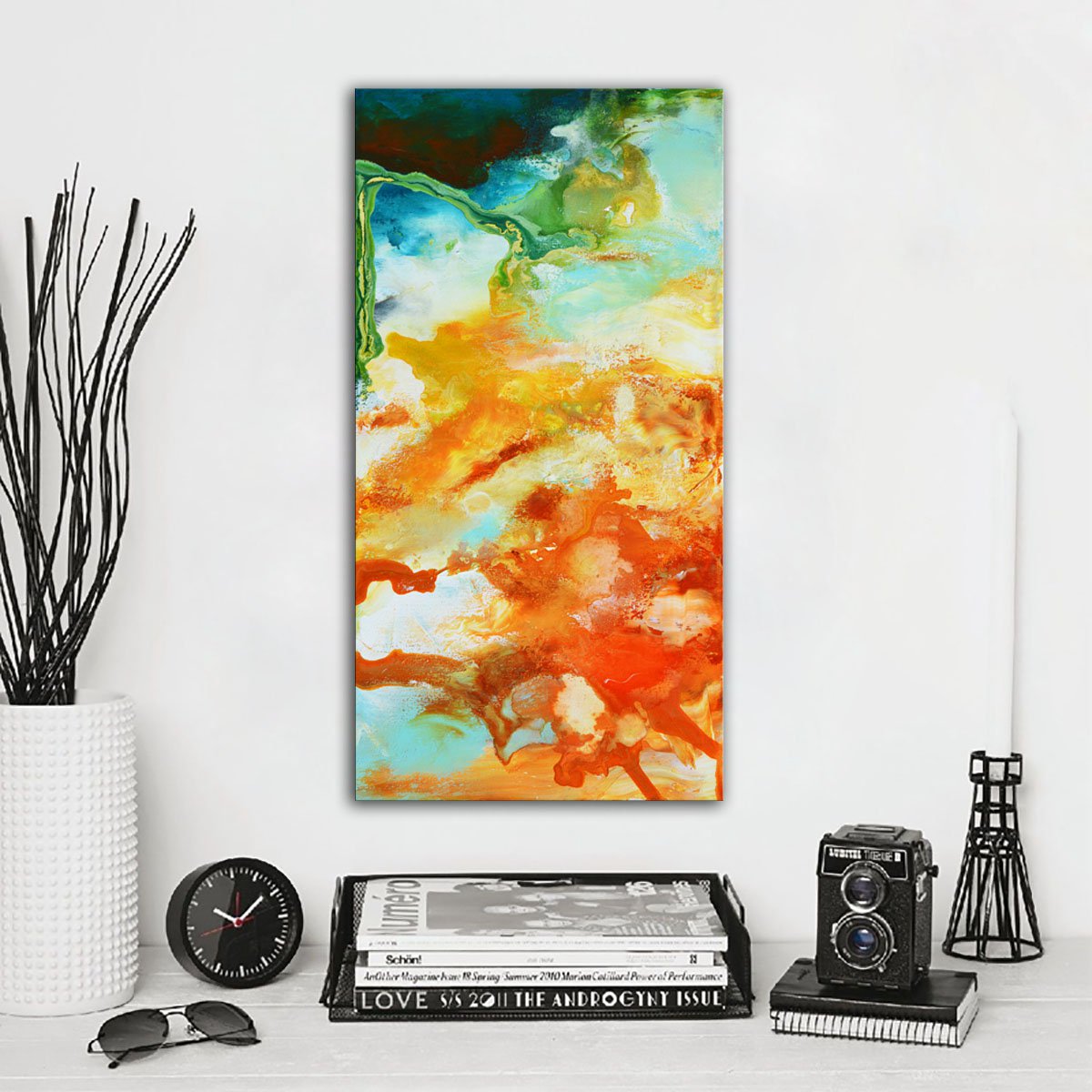 Abstract painting - Reef 6 by Andrada Anghel
