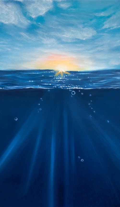 Sunny Underwater by Sarah Vms Art