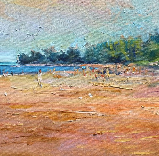 On the quiet coast Painting