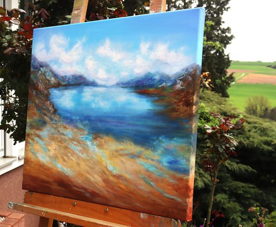 Gold seascape