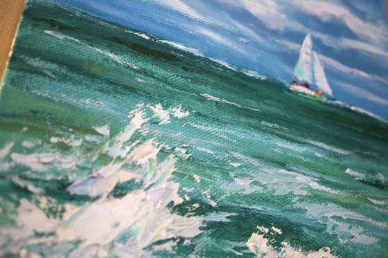 Walk on Sea I /  ORIGINAL PAINTING