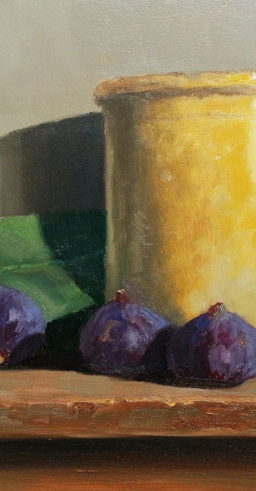 Figues et Pot Jaune by Pascal Giroud
