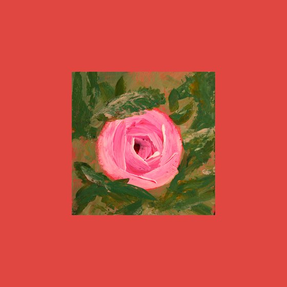 Mini Rose II /  ORIGINAL PAINTING