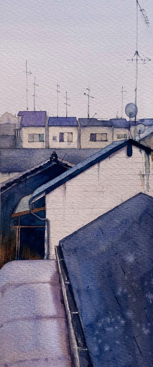 Kyoto rooftops by Leyla Kamliya