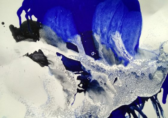 Abstraction in blue#5